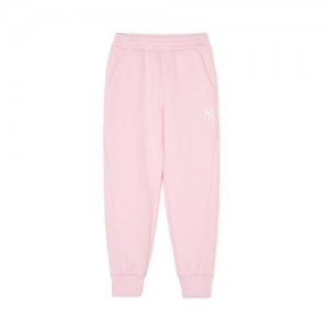 MLB Athleisure Girl`S New York Yankees Kids' Pants Pink | 7830129-RF