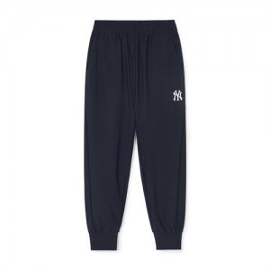 MLB Athleisure Slim Baggy New York Yankees Kids' Pants Black | 8720396-FG