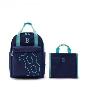 MLB Basic Big Lux Picnic Boston Red Sox Kids' Bags Navy | 5038764-NQ