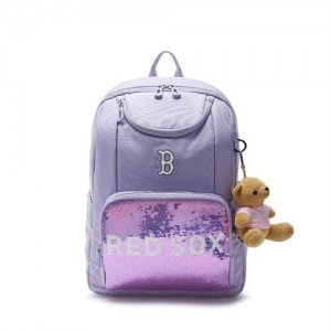 MLB Basic Boston Red Sox Kids' Bags Purple | 5019623-RB