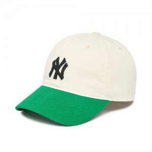 MLB Basic Color Block Unstructured Ball New York Yankees Hats White | 5274610-YU