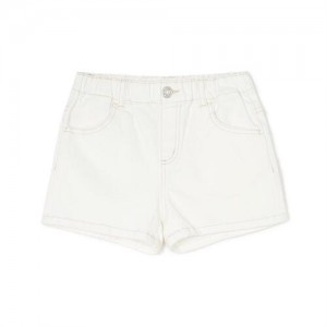 MLB Basic Denim Boston Red Sox Kids' Shorts White | 3812674-AE