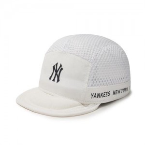 MLB Basic Mesh Campnew York Yankees Kids' Caps White | 8014593-HZ