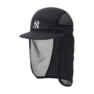 MLB Basic Mesh Cover Campnew York Yankees Kids' Caps Black | 4395208-HM