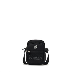 MLB Basic Mesh Mini New York Yankees Kids' Bags Black | 7892634-ZT