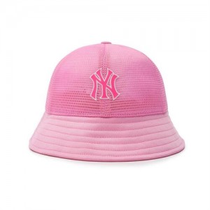 MLB Basic Mesh New York Yankees Kids' Caps Pink | 0396852-QN