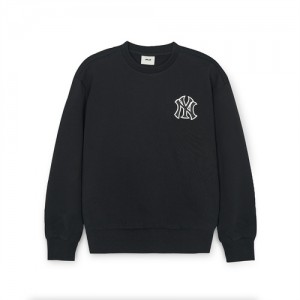 MLB Basic Small Logo New York Yankees Kids' Sweatshirts Black | 7135942-YC