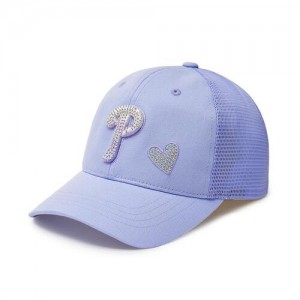 MLB Basic Stone Trucker Philadelpia Phillies Kids' Caps Purple | 0154329-OL