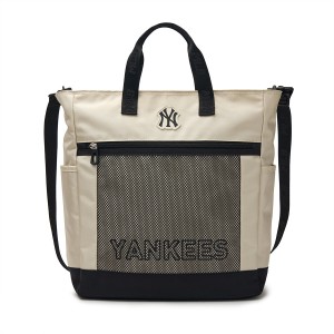 MLB Basic Totebag New York Yankees Kids' Bags Beige / Black | 0159237-XT