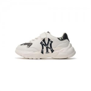 MLB Big Ball Chunky Dia Monogram Junior New York Yankees Kids' Sneakers White | 8501963-OE