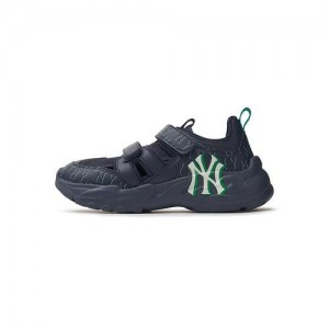 MLB Big Ball Chunky Mask Monotive New York Yankees Kids' Sandals Black | 9715826-VG