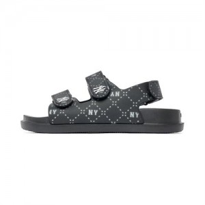 MLB Chunky Dia Monogram New York Yankees Sandals Black | 1460958-ZX