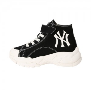 MLB Chunky High New York Yankees Kids' Sneakers Black | 8501967-RD