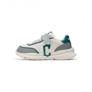 MLB Chunky Runner Varsity Cleveland Guardians Kids' Sneakers Green | 6491503-SX