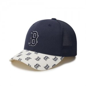 MLB Classic Monogram Ball Boston Red Sox Kids' Caps Navy | 5409268-IP