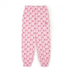 MLB Classic Monogram New York Yankees Kids' Pants Pink | 5679238-WV