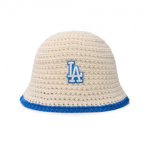 MLB Crochet Los Angeles Dodgers Kids' Caps Beige | 5476803-NL