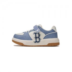 MLB Denim Junior Boston Red Sox Kids' Sneakers Blue | 0259318-CA