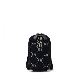 MLB Dia Monogram Mini New York Yankees Kids' Bags Black | 2390857-KH