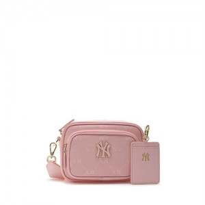 MLB Dia Monogram Pu New York Yankees Kids' Bags Pink | 4586793-YS