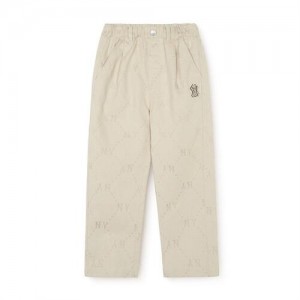 MLB Dia Monogram Woven New York Yankees Kids' Pants Beige | 2896375-FP