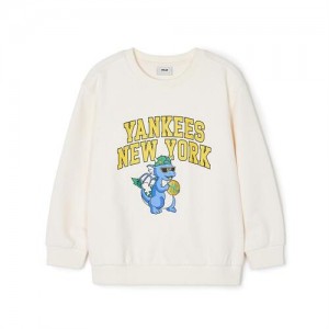 MLB Dragon New York Yankees Kids' Sweatshirts White | 9425316-FB