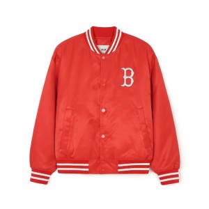 MLB Dragon Varsity Boston Redsox Jackets Red | 2148369-TE