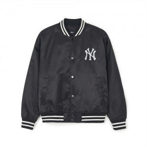 MLB Dragon Varsity New York Yankees Jackets Black | 5240319-GU