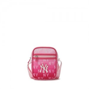 MLB Gradation Monogram Mini New York Yankees Kids' Bags Pink | 4709836-XS