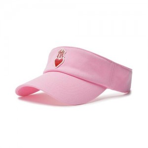 MLB Heart Sunvisor New York Yankees Kids' Caps Pink | 6325914-JA