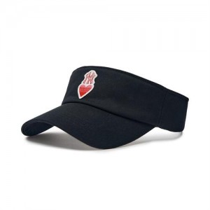 MLB Heart Sunvisor New York Yankees Kids' Caps Black | 3596172-BX