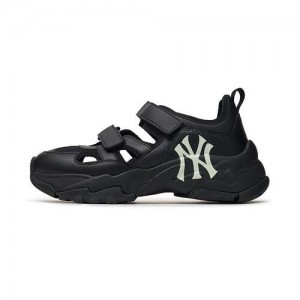 MLB Mask New York Yankees Sandals Black | 8203547-NL