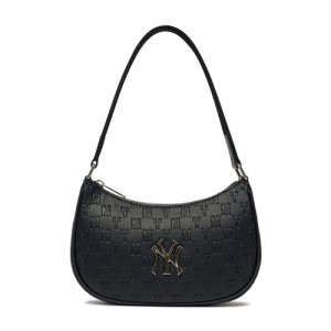 MLB Monogram Embo New York Yankees Cross Body Bags Black | 9038764-IG