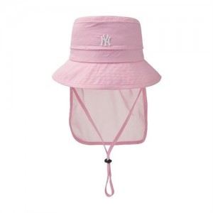 MLB Neck Cover New York Yankees Kids' Caps Pink | 0615798-KJ