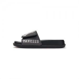 MLB New Mound Bouncer New York Yankees Kids' Slippers Black | 2015794-PN