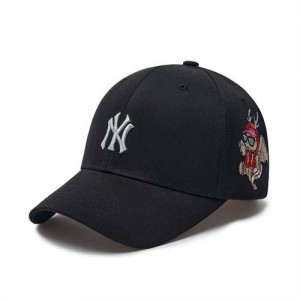 MLB New Year Dragon Structured Ball New York Yankees Hats Black | 0674913-JK