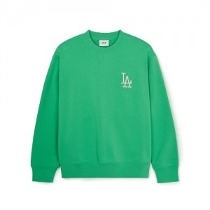 MLB Newyear Dragon Overfit Los Angeles Dodgers Sweatshirts Green | 9081236-RP