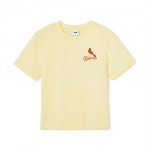 MLB Outdoor Camping Graphict St.Louis Cardinals Kids' T Shirts Yellow | 3504971-GT