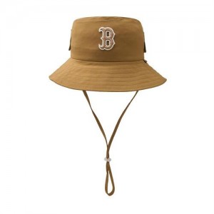 MLB Outdoor Wide Boston Red Sox Kids' Caps Khaki | 6190842-FG