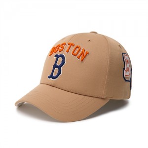 MLB Pop Varsity Structured Ball Boston Redsox Hats Khaki | 3980746-QY