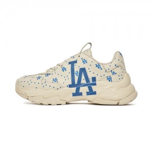 MLB Saffiano Dia Monogram Los Angeles Dodgers Bigball Chunky White | 4039751-XU