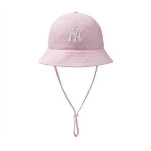 MLB Seersucker New York Yankees Kids' Caps Pink | 2015876-SB