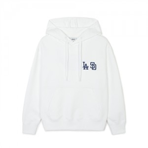 MLB Seoul Series Dual Logo La Sd Hoodie White | 4120863-PF