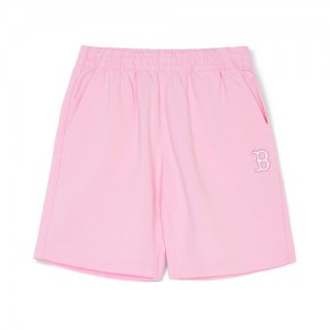 MLB Varsity Boston Red Sox Kids' Shorts Pink | 8624375-ZB