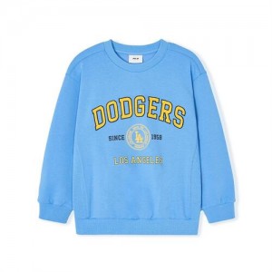 MLB Varsity Los Angeles Dodgers Kids' Sweatshirts Blue | 7819024-ZY