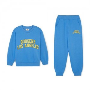 MLB Varsity Mtm Set Up Los Angeles Dodgers Kids' Sweatshirts Blue | 7938602-WG