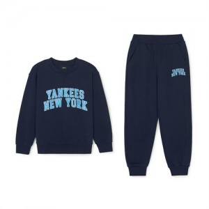 MLB Varsity Mtm Set Up New York Yankees Kids' Sweatshirts Black | 3178924-KC