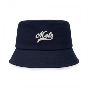 MLB Varsity New York Mets Hats Black | 7408396-GA