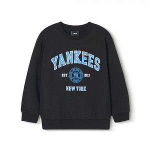 MLB Varsity New York Yankees Kids' Sweatshirts Black | 2617530-QR