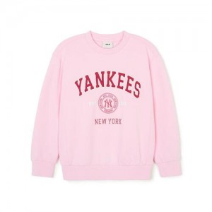 MLB Varsity New York Yankees Kids' Sweatshirts Pink | 3498561-DS